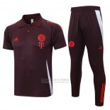 Conjunto Polo del Bayern de Munique 2024-2025 Vermelho