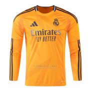 Camisola Real Madrid 2º Manga Comprida 2024-2025