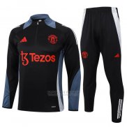 Sueter de Treinamento Manchester United 2024-2025 Preto