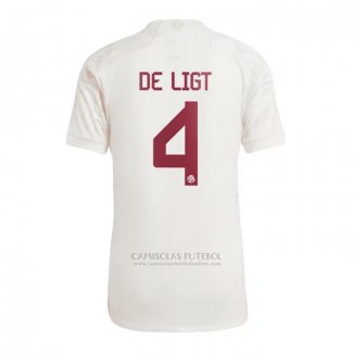 Camisola Bayern de Munique Jogador de Ligt 3º 2023-2024