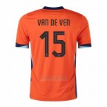 Camisola Holanda Jogador Van de Ven 1º 2024-2025